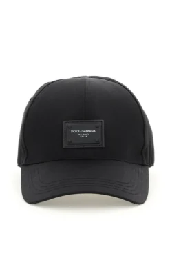 Dolce & Gabbana Logo Patch Baseball Cap - Black