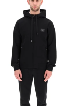 Dolce & Gabbana Logo Patch Drawstring Hoodie - Black 7 Dolce & Gabbana Logo Patch Drawstring Hoodie - Black -Cheap Vestureo Store de033a4dd41de8ac6e934d38897ac193