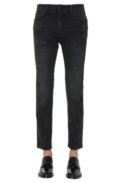 Dolce & Gabbana Paint Splatter Distressed Jeans - Grey -Cheap Vestureo Store de44ccf498d6addb6c170268bdd3c938