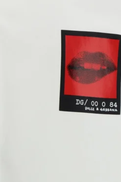 ( New Season ) Dolce & Gabbana Logo Printed Crewneck T-Shirt - White 5 ( New Season ) Dolce & Gabbana Logo Printed Crewneck T-Shirt - White -Cheap Vestureo Store de6ba44d7694d186569e9af2c216506a