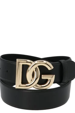 Dolce & Gabbana DG Buckle Belt - Black