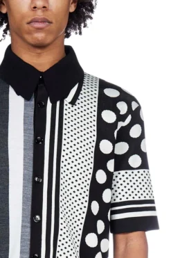 Dolce & Gabbana Patterned Asymmetric Hem Polo Shirt - Multi -Cheap Vestureo Store df50448da387f69cc35a8b6611a81ca2