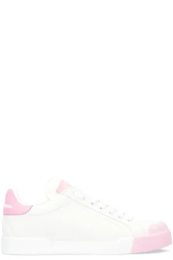 Dolce & Gabbana Portofino Low-Top Sneakers - White