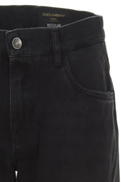Dolce & Gabbana Tapered Leg Jeans - Black -Cheap Vestureo Store df8068a532bd8086507e37bf4a894b4e