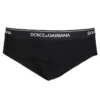 ( New Season ) Dolce & Gabbana Two Pack Briefs - Black
