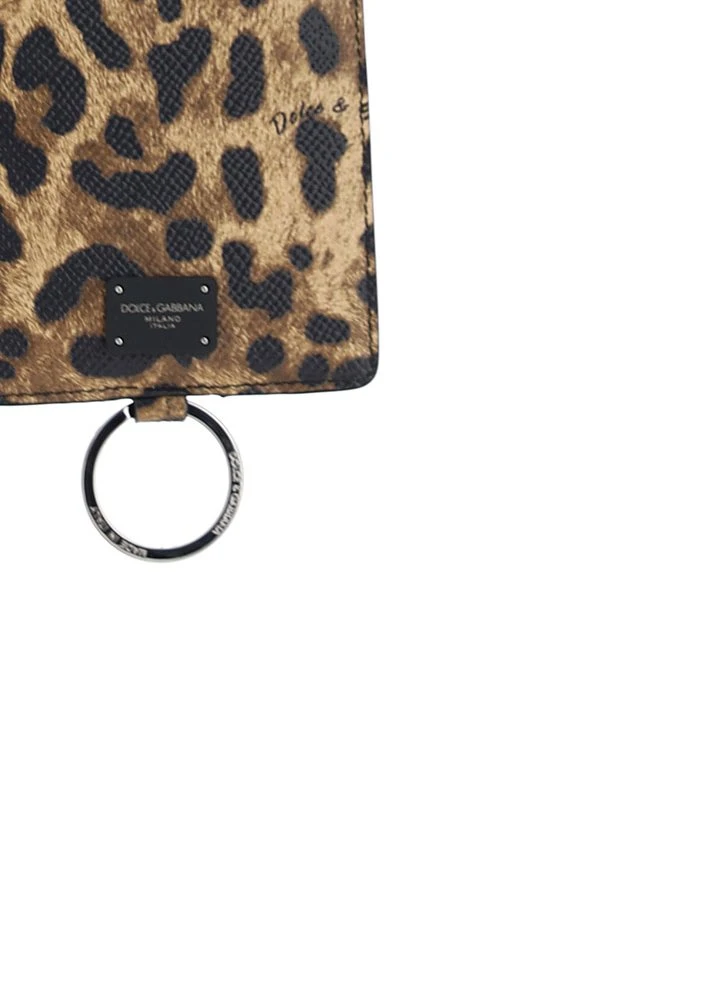 Dolce & Gabbana Leopard Print Strapped Cardholder - Multi 4 Dolce & Gabbana Leopard Print Strapped Cardholder - Multi - Image 4