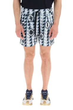 Dolce & Gabbana Graphic Print Shorts - Multi -Cheap Vestureo Store e0882adf75283cd27575257326b225fe