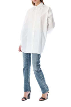 ( New Season ) Dolce & Gabbana Lace Trim Long-Sleeved Shirt - White -Cheap Vestureo Store e0a52c05b712f314912be39d92ca90b0