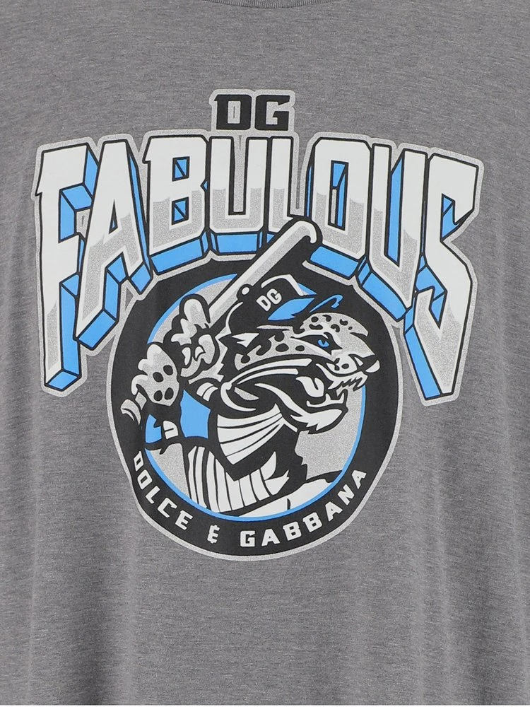 Dolce & Gabbana Royals Print T-Shirt - Multi 7 Dolce & Gabbana Royals Print T-Shirt - Multi - Image 7