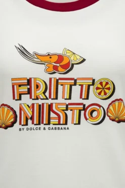 Dolce & Gabbana Graphic Print T-Shirt - White -Cheap Vestureo Store e0dcfdfb03202e181e960b7dbbd1490b