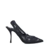 Dolce & Gabbana Lace Slingback Pumps - Black