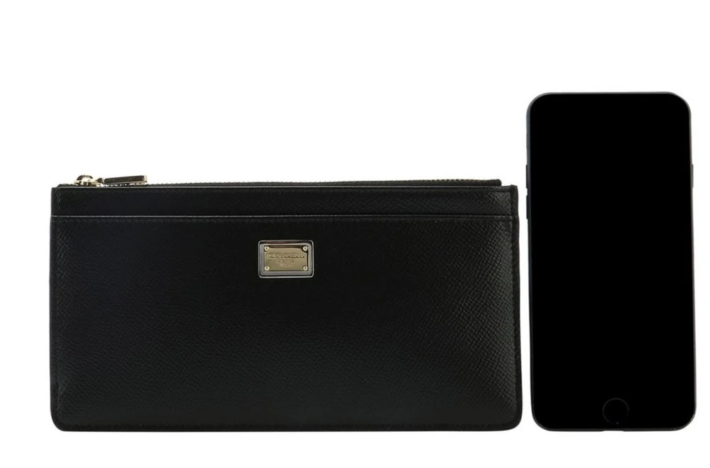 Dolce & Gabbana Logo Plaque Large Cardholder - Black 4 Dolce & Gabbana Logo Plaque Large Cardholder - Black - Image 4