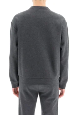 ( New Season ) Dolce & Gabbana Bee Embroidered Sweatshirt - Grey -Cheap Vestureo Store e20972149ed221ab6688db87f7ed2b4c