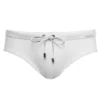 ( New Season ) Dolce & Gabbana Logo Detailed Drawstring Swim Shorts - White