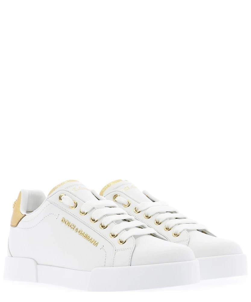 Dolce & Gabbana Portofino Sneakers - White 3 Dolce & Gabbana Portofino Sneakers - White - Image 3