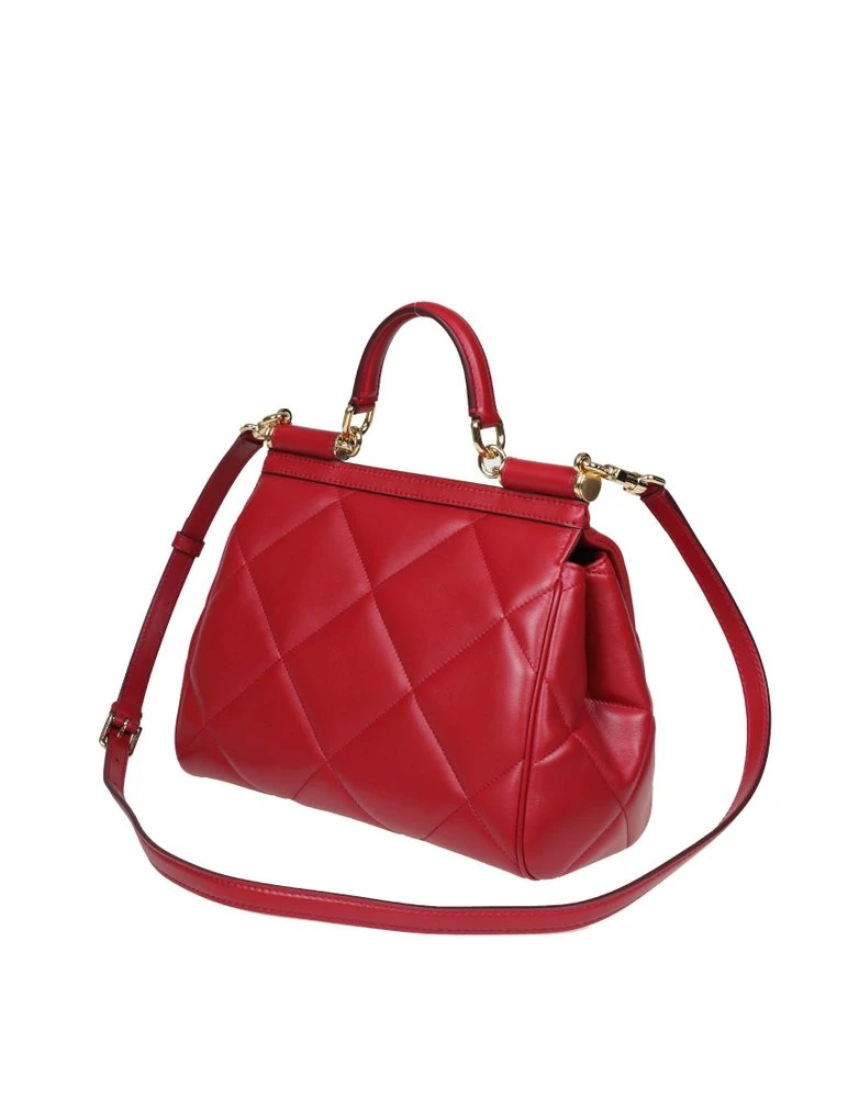 ( New Season ) Dolce & Gabbana Sicily Medium Top Handle Bag - Red 2 ( New Season ) Dolce & Gabbana Sicily Medium Top Handle Bag - Red - Image 2