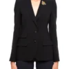 Dolce & Gabbana Bee Appliqué Blazer - Black