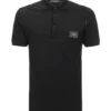 Dolce & Gabbana Logo Patch Polo Shirt - Black