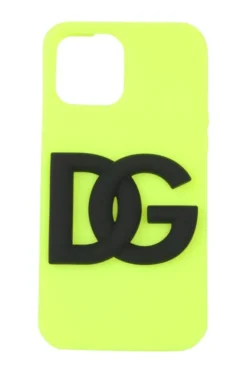 ( New Season ) Dolce & Gabbana DG Logo IPhone 12 Pro Max Cover - Yellow