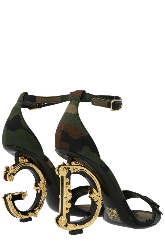 ( New Season ) Dolce & Gabbana Camouflage Pattern Buckle Strap Sandals - Multi 4 ( New Season ) Dolce & Gabbana Camouflage Pattern Buckle Strap Sandals - Multi - Image 4
