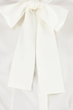 Dolce & Gabbana Pussy Bow Blouse - White -Cheap Vestureo Store e48de8a0b1c2f49511d8e900bea5cecb