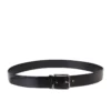 Dolce & Gabbana Logo Engraved Buckle Belt - Black