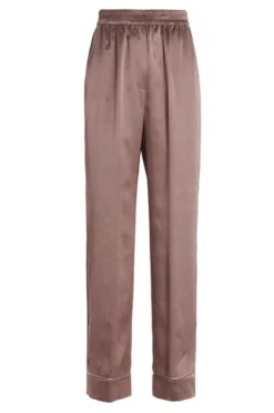 ( New Season ) Dolce & Gabbana High Waisted Flared Trousers - Brown