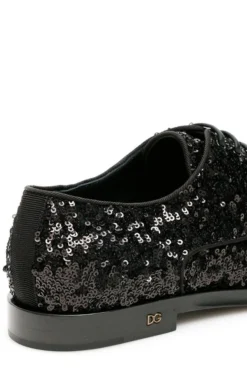 Dolce & Gabbana Sequinned Lace-Up Shoes - Black 9 Dolce & Gabbana Sequinned Lace-Up Shoes - Black -Cheap Vestureo Store e5842a23285c1a6f50f3d83f577117cc