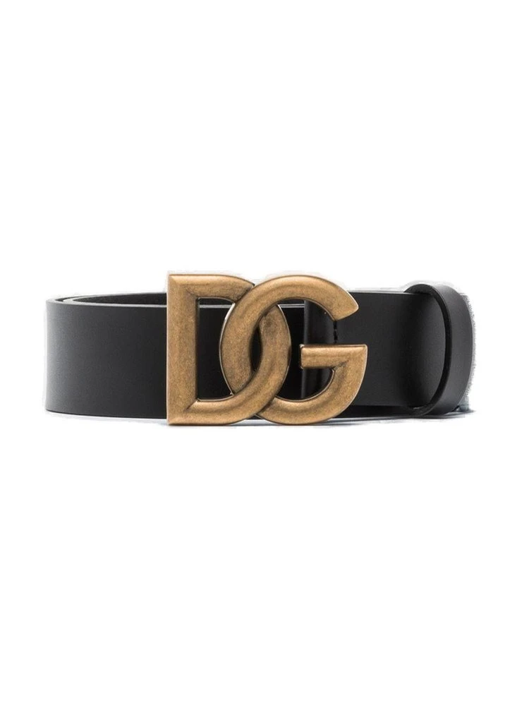 ( New Season ) Dolce & Gabbana DG Logo Belt - Black 1 ( New Season ) Dolce & Gabbana DG Logo Belt - Black