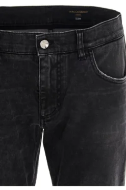 Dolce & Gabbana Straight Leg Jeans - Black -Cheap Vestureo Store e64bea870eb1c1db532fb0b1501a21f4