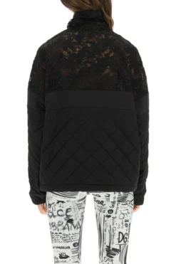 Dolce & Gabbana Logo Patch Panelled Jumper - Black -Cheap Vestureo Store e6b3fa317f7afb7ff26c92cd10f01c11