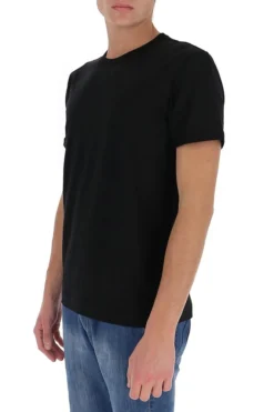 ( New Season ) Dolce & Gabbana Logo Embroidered Crewneck T-Shirt - Black -Cheap Vestureo Store e6e78fbe78c3915478ba43004aab0c09