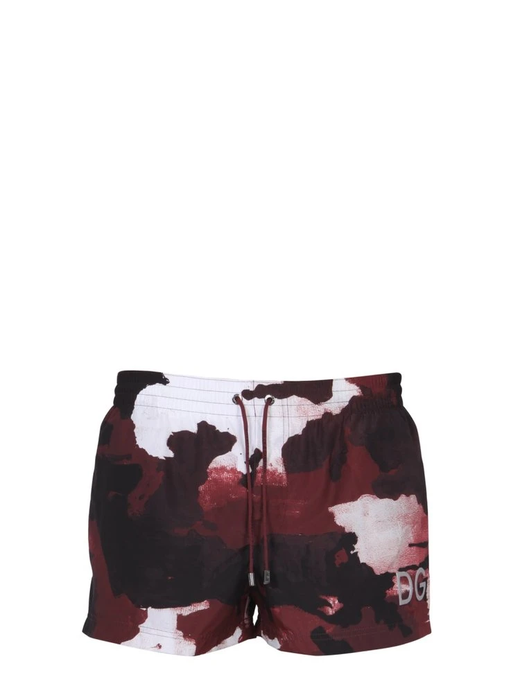 Dolce & Gabbana Camouflage Print Swim Shorts - Multi 1 Dolce & Gabbana Camouflage Print Swim Shorts - Multi