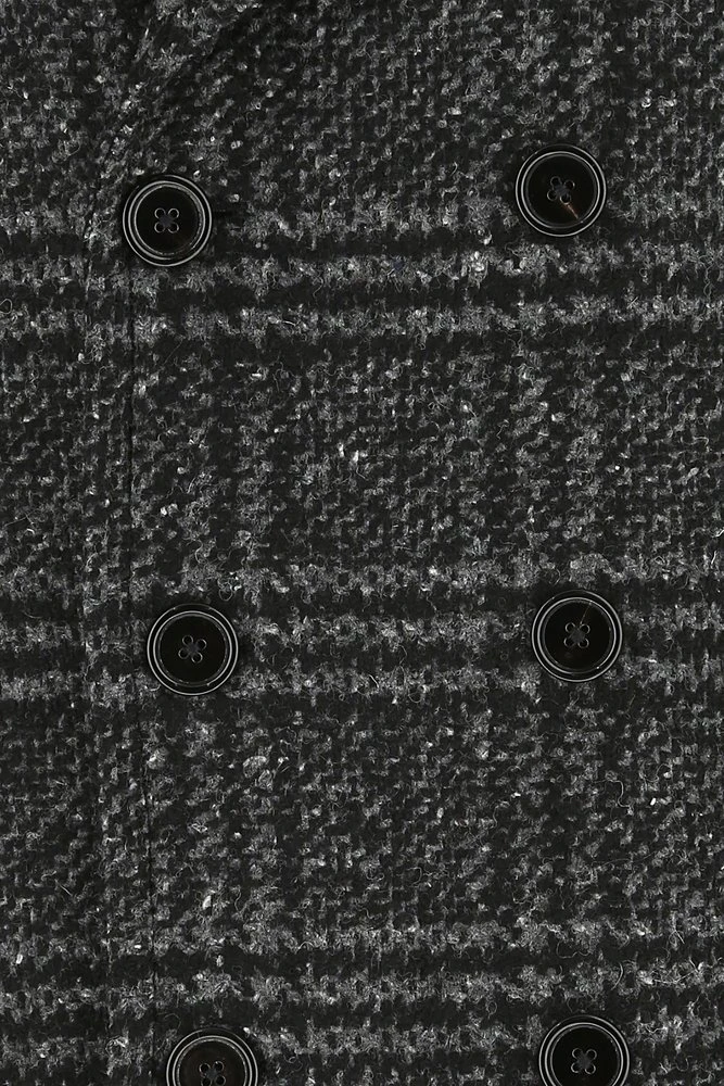 Dolce & Gabbana Double-Breasted Checked Coat - Grey 6 Dolce & Gabbana Double-Breasted Checked Coat - Grey - Image 6