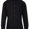 ( New Season ) Dolce & Gabbana Buttoned Long-Sleeved Shirt - Black