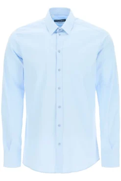 ( New Season ) Dolce & Gabbana Classic Tailored Shirt - Blue
