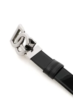 ( New Season ) Dolce & Gabbana Logo Plaque Reversible Belt - Black -Cheap Vestureo Store e84cb4fae16861a6bcdbb9389ba7e4f6