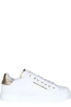 ( New Season ) Dolce & Gabbana Portofino Sneakers - White