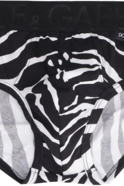 Dolce & Gabbana Zebra Printed Briefs - Multi