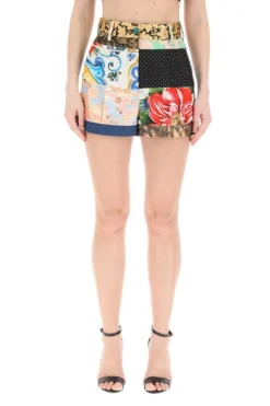 Dolce & Gabbana Patchwork Shorts - Multi -Cheap Vestureo Store e8e6cc6ae1542f23f4fdfb11b0934ee5