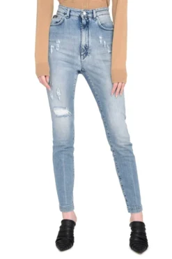 Dolce & Gabbana Audrey Distressed Jeans - Blue -Cheap Vestureo Store e9453bbb6f397827233be8bf374fb818
