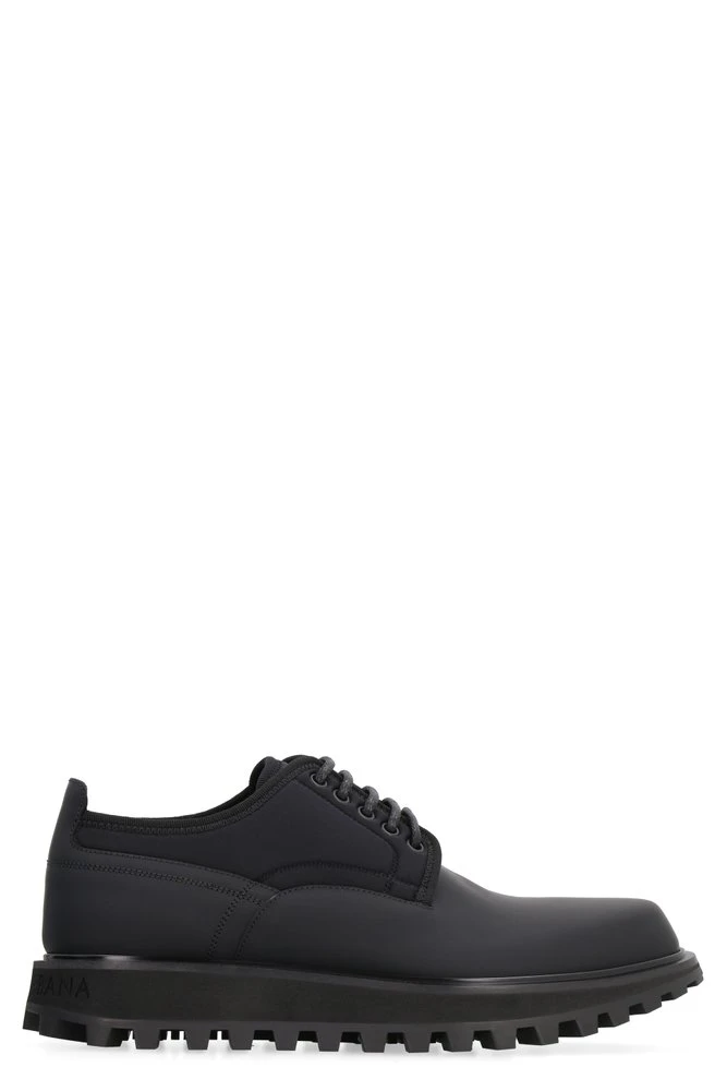 Dolce & Gabbana Lace-Up Derby Shoes - Black 1 Dolce & Gabbana Lace-Up Derby Shoes - Black