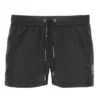 ( New Season ) Dolce & Gabbana Logo Patch Swim Shorts - Black