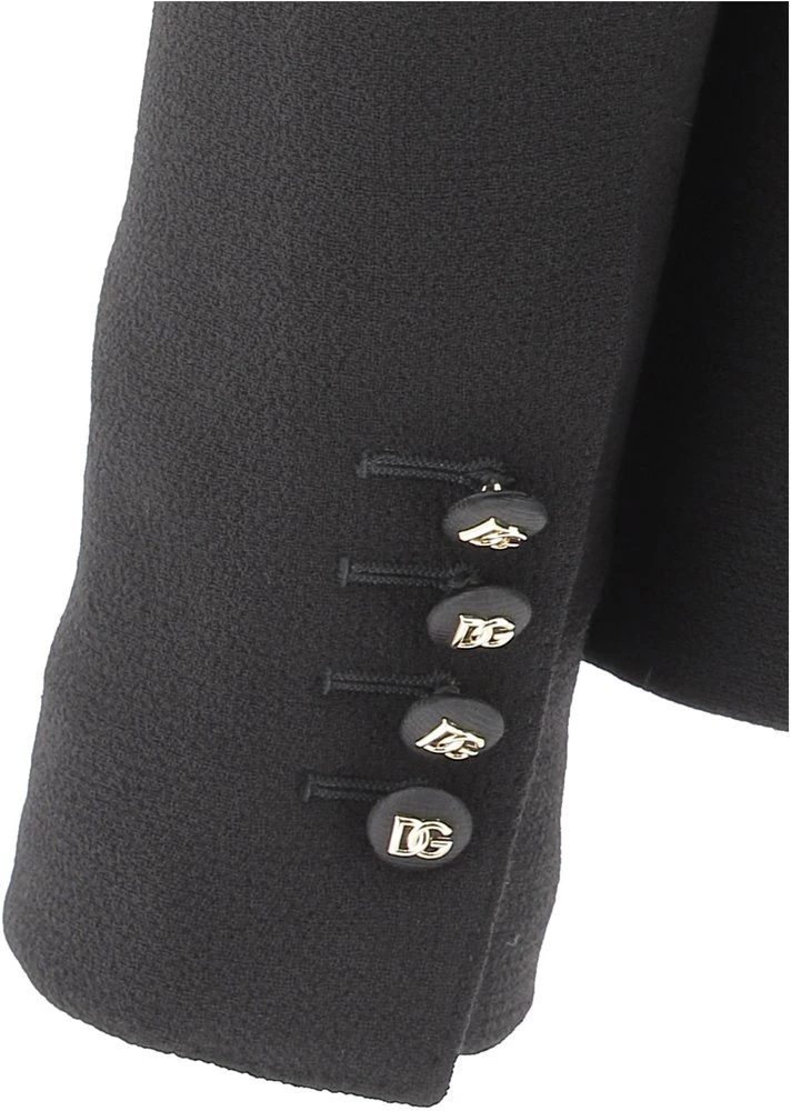 Dolce & Gabbana Single Breasted Jacket - Black 4 Dolce & Gabbana Single Breasted Jacket - Black - Image 4