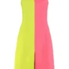 Dolce & Gabbana Colour-Block Crepe Dress - Multi