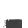 ( New Season ) Dolce & Gabbana Logo Plaque Zipped Cardholder - Black