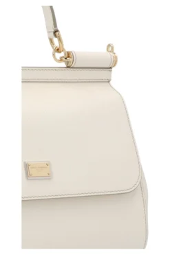 Dolce & Gabbana Medium Sicily Shoulder Bag - White -Cheap Vestureo Store eb0c1d605e843ae69b2eb60a17eadbdc