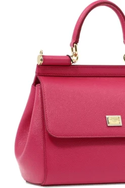 ( New Season ) Dolce & Gabbana Sicily Small Tote Bag - Pink -Cheap Vestureo Store ebf2975cccf0ccaede7a6789d3b5820d
