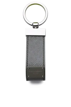 ( New Season ) Dolce & Gabbana Logo Keyring - Green