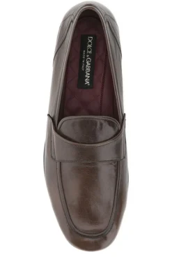 Dolce & Gabbana Monogram Plaque Loafers - Brown -Cheap Vestureo Store ec8c6ef4b6a9f61224d9dfee4832f8b4